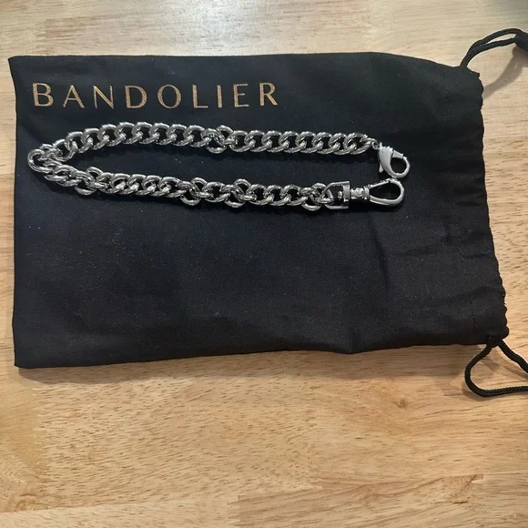 Bandolier 14 Pro Max iPhone Case Gia - Black and Red Heart Leather - Picture 3 of 6